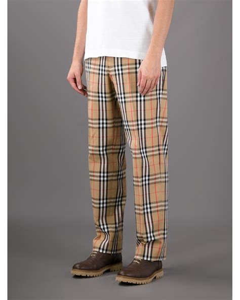 burberry logo pants|burberry pants for men.